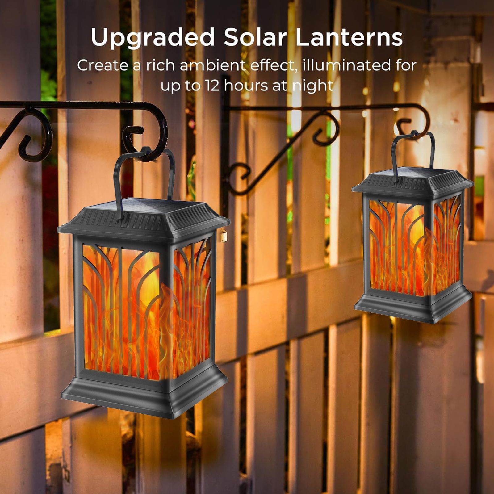 LED solar flame vertical strip - Outdoor Lighting And Landscape review and price