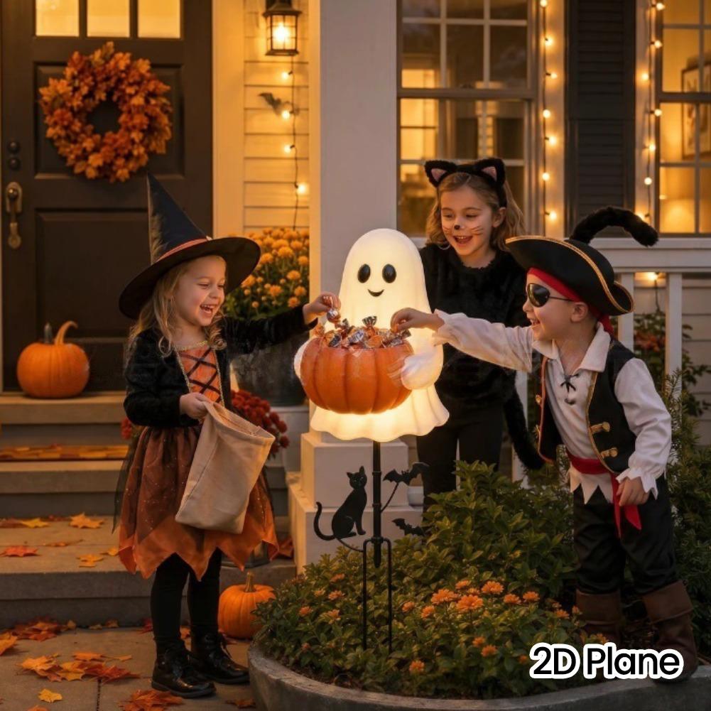 Halloween Ghost Candy Holder D - Outdoor Lighting Effects review and price