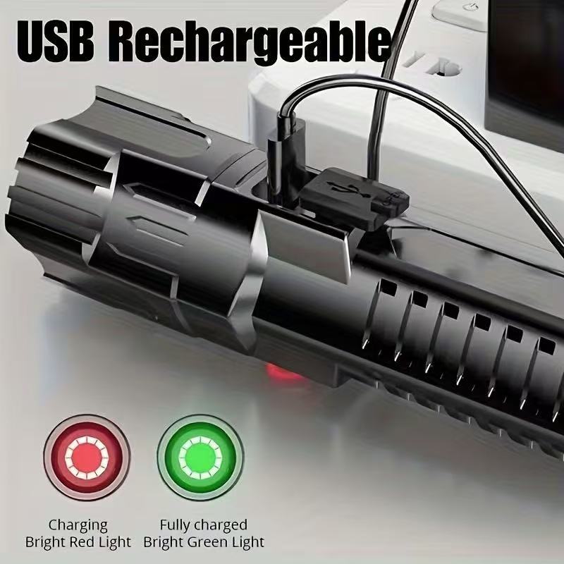 New High-power Led Flashlight  - Outdoor Lighting Black review and price